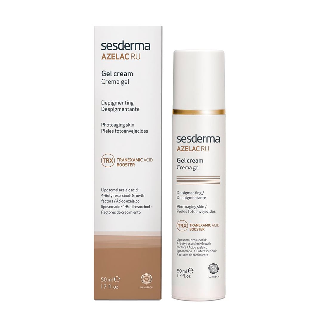 Депігментувальний гель-крем для обличчя Sesderma Azelac Ru Gel Cream, 50 мл